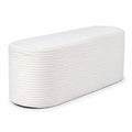 Airfind Upholstered Ottoman Bench with High-Density Sponge, 175 lbs Capacity, Corduroy Polyester Sponge Frame, 47 x 18 x 19 Footprint, Beige
