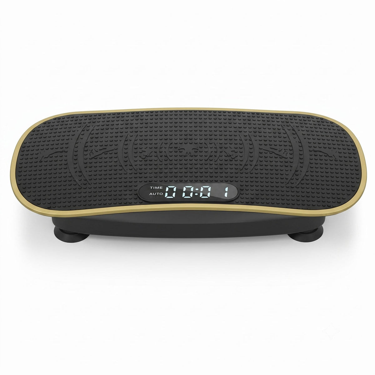 Airfind Vibration Plate Exercise Machine for Lymphatic Drainage and Weight Loss, Whole Body Vibration Platform with 10 Speed Intensities, LED Display and Remote, Black