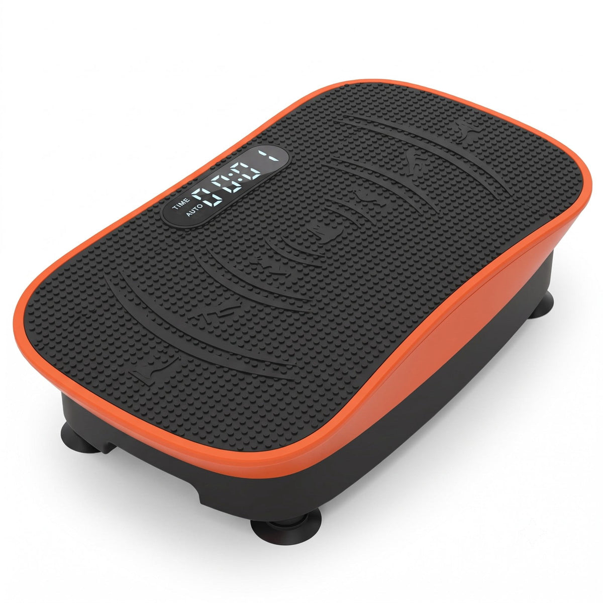 Airfind Vibration Plate Exercise Machine for Weight Loss and Lymphatic Drainage, 10 Speed Whole Body Vibration Platform with LED Display and Hands-Free Remote, Orange