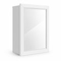 Airfind Wall Mounted Adjustable Medicine Storage Mirror Cabinet, MDF glass Frame, 20 Inch x 6 Inch x 26 Inch Footprint, White