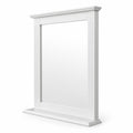 Airfind Wall-Mounted Multipurpose Vanity Mirror with Shelf, MDF Frame, 22.5 x 5 x 27 Footprint, White