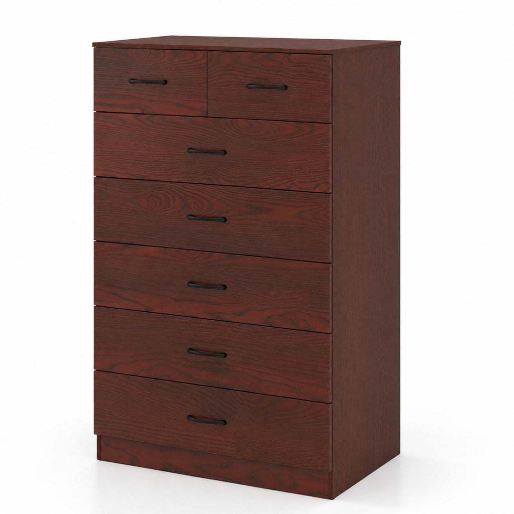 Airfind Wooden Chest of Drawers with Anti, 66 lbs Capacity, Engineered Wood MDF Frame, 32 x 18 x 48 Footprint, White