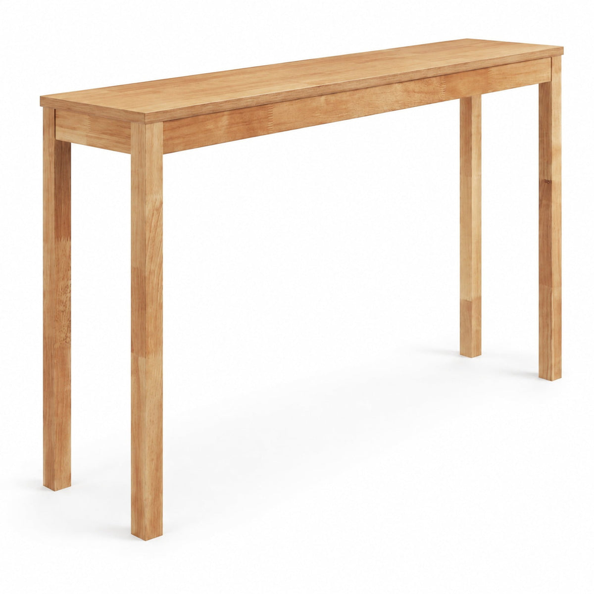 Airfind Wooden Console Table Modern Farmhouse Sofa Table with Thickened Top, 132 lbs Capacity, Rubber Wood MDF Frame, 48 x 12 x 32 Footprint