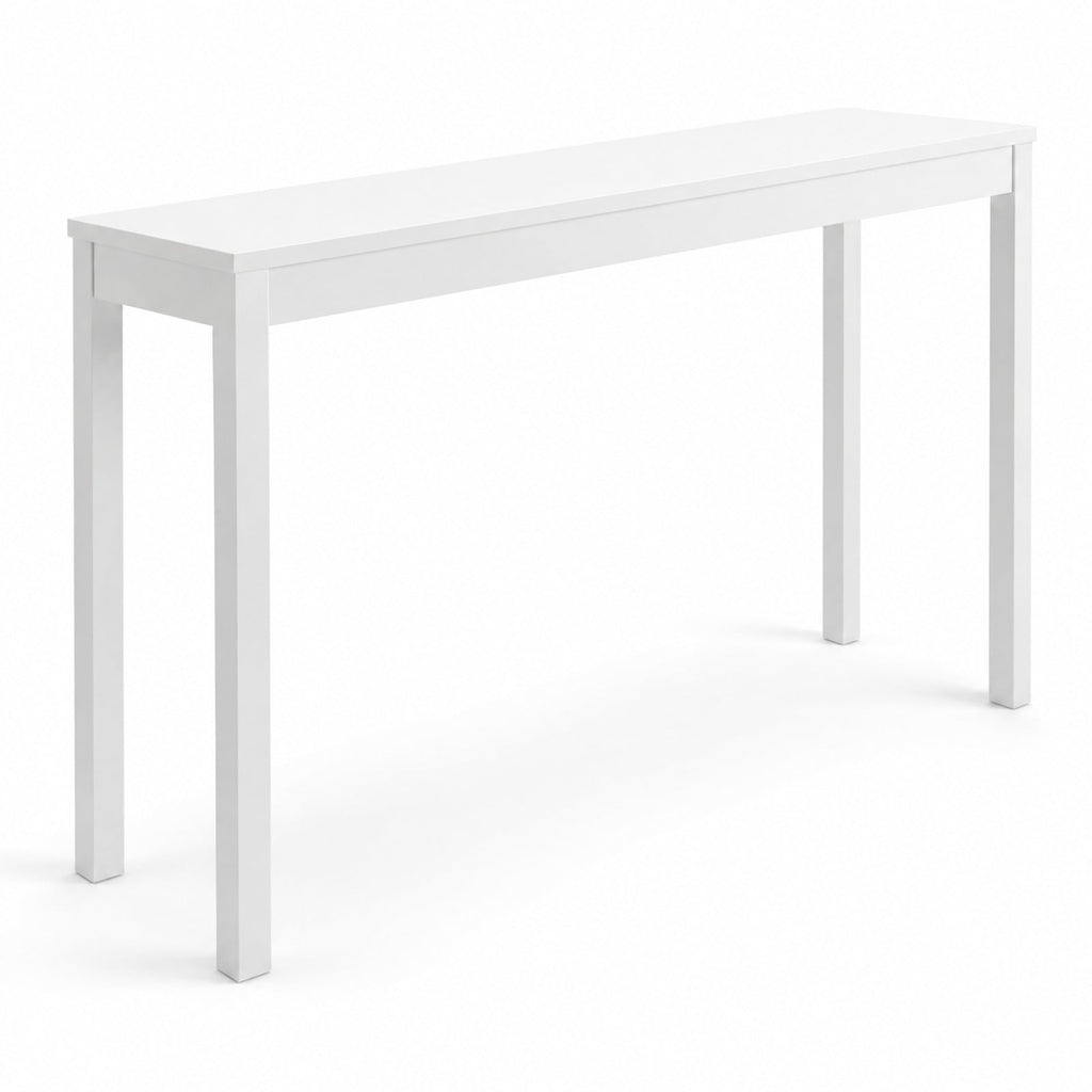 Airfind Wooden Console Table Modern Farmhouse Sofa Table with Thickened Top, 132 lbs Capacity, Rubber Wood MDF Frame, 48 x 12 x 32 Footprint