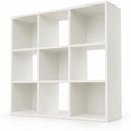 Airfind Wooden Kids Bookcase with Storage Cubbies and Anti-toppling Devices, 155 lbs Capacity, Engineered Wood MDF Frame, White