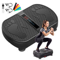 Airfind Vibration Plate Exercise Machine for Lymphatic Drainage,Bluetooth Speaker Weight Loss Whole Body Workout,with 2 Loops and 5 Resistance for Home Exercise Gym,450lb Capacity