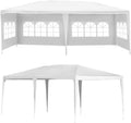 Airfind 10ft x 20ft Canopy Tent with 4 Sidewalls and Carry Bag, White
