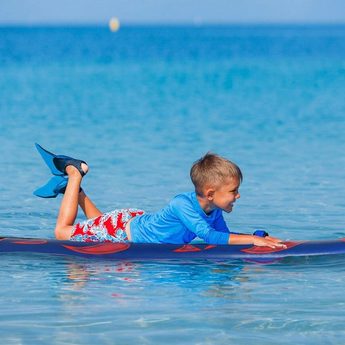 Airfind 6FT Foam Surfboard for Beginners, Adults Kids ¡ª 3 Detachable Thruster Fins, EPS Core, HDPE Slick Bottom, Leash Traction Pad Included (Red)