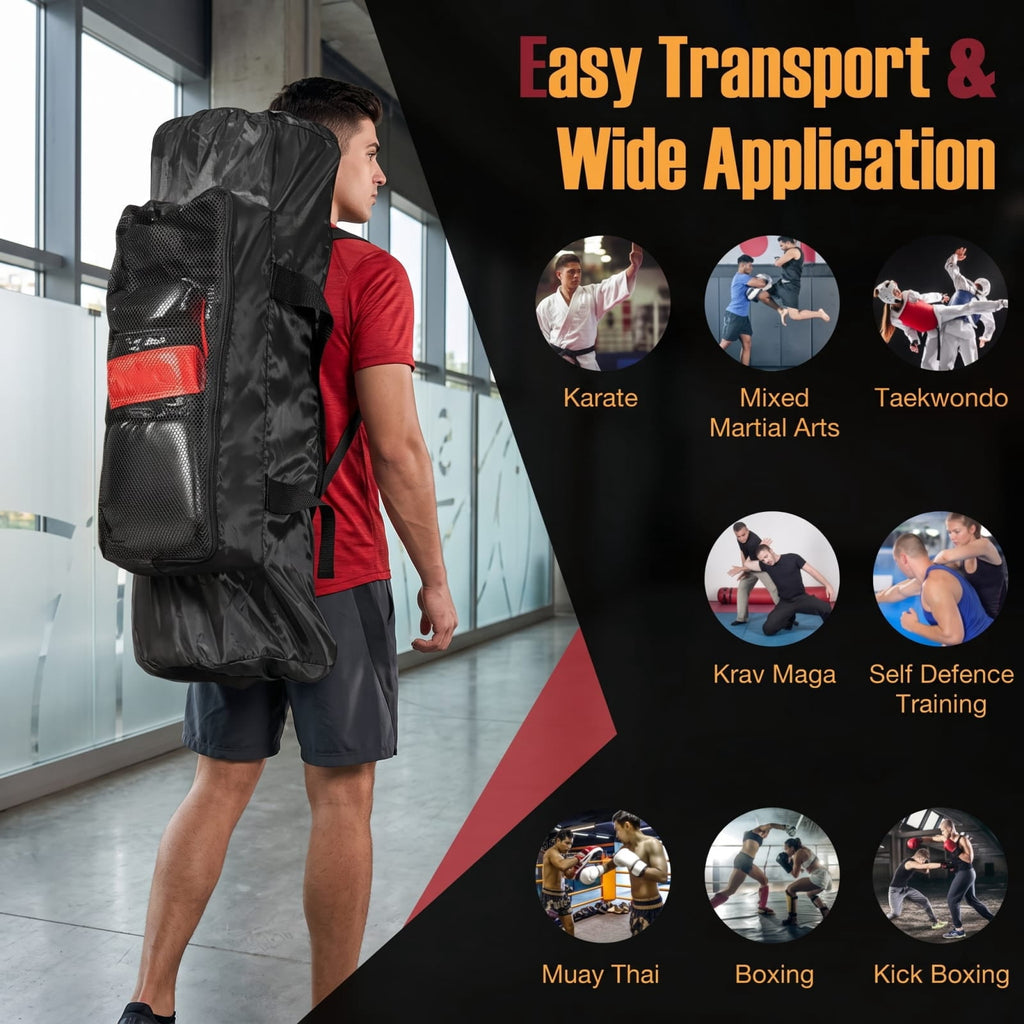 Airfind 11 Pound Kids Hanging Punching Bag Set with Hand Wraps and Padded Gloves for Karate Taekwondo Practice and Home Boxing Training, Black