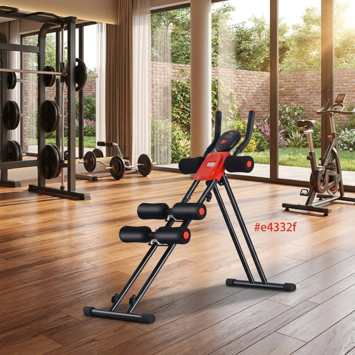 Airfind Heavy-Duty Squat Rack for Home Gym with Adjustable J-Hooks and Pull-Up Bar and Dip Station and Safety Bars on a Steel Frame for Strength Training, Black