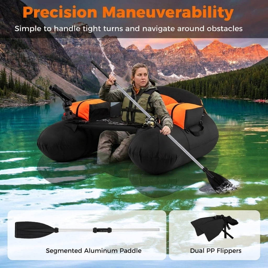 Airfind Inflatable Floating Island for Adults with Mesh Seats and Backrests plus Cup Holders and Boarding Platform in Heavy-Duty Material for Lake and Pool Parties, Orange