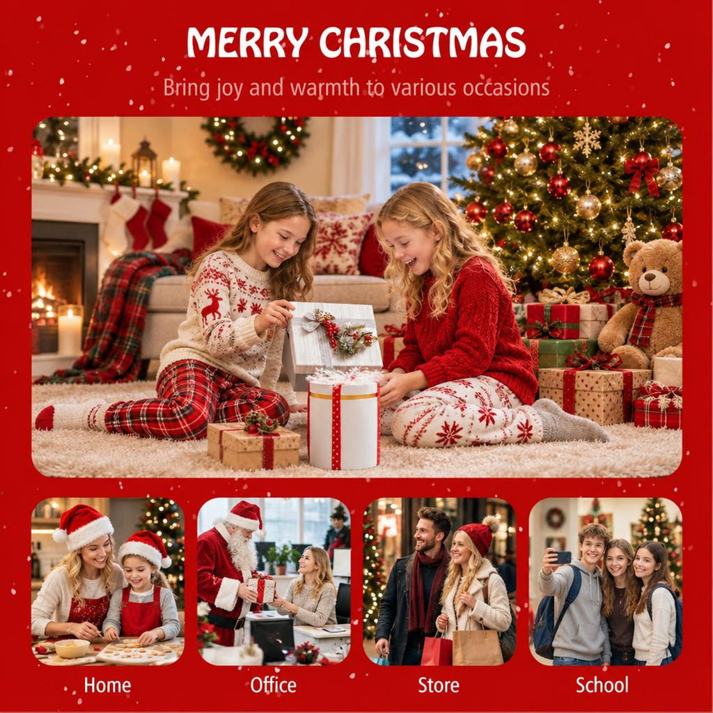 Airfind 6 Feet Artificial Christmas Tree with 2116 Lush PVC Branch Tips and 300 Warm White LED Lights, PVC PE Metal Frame, Green