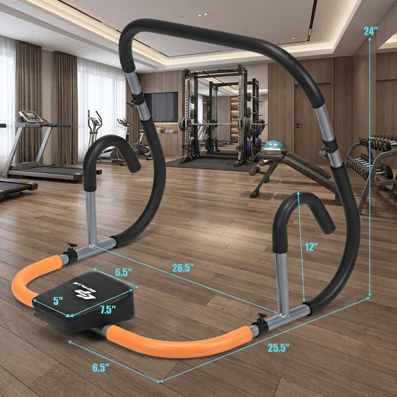 Airfind Portable Core Trainer for Home Ab Workouts, Black