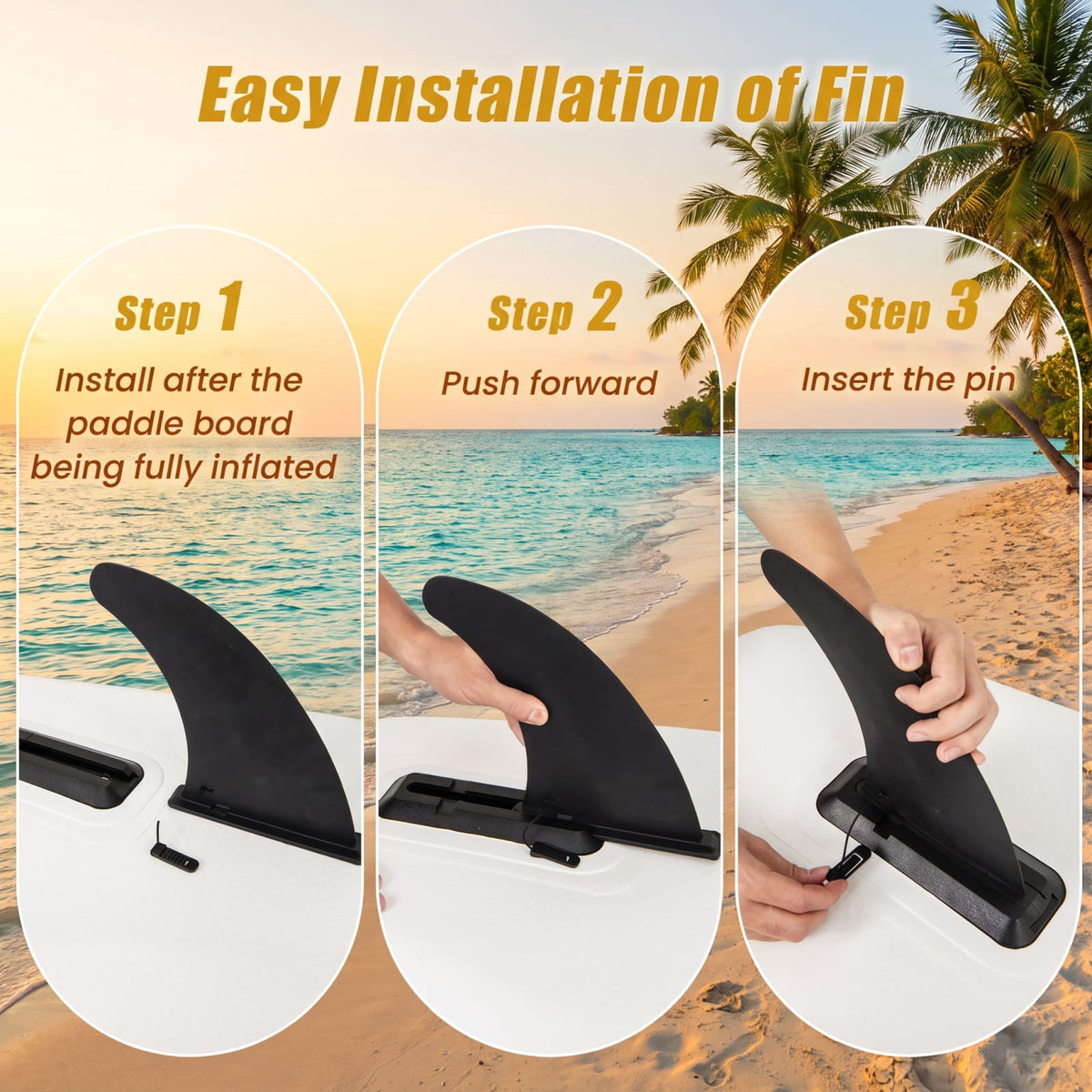 Airfind 11 Feet Premium Inflatable Stand Up Paddle Board with Adjustable Paddle Pump Backpack and Repair Kit for Adults, Multicolor
