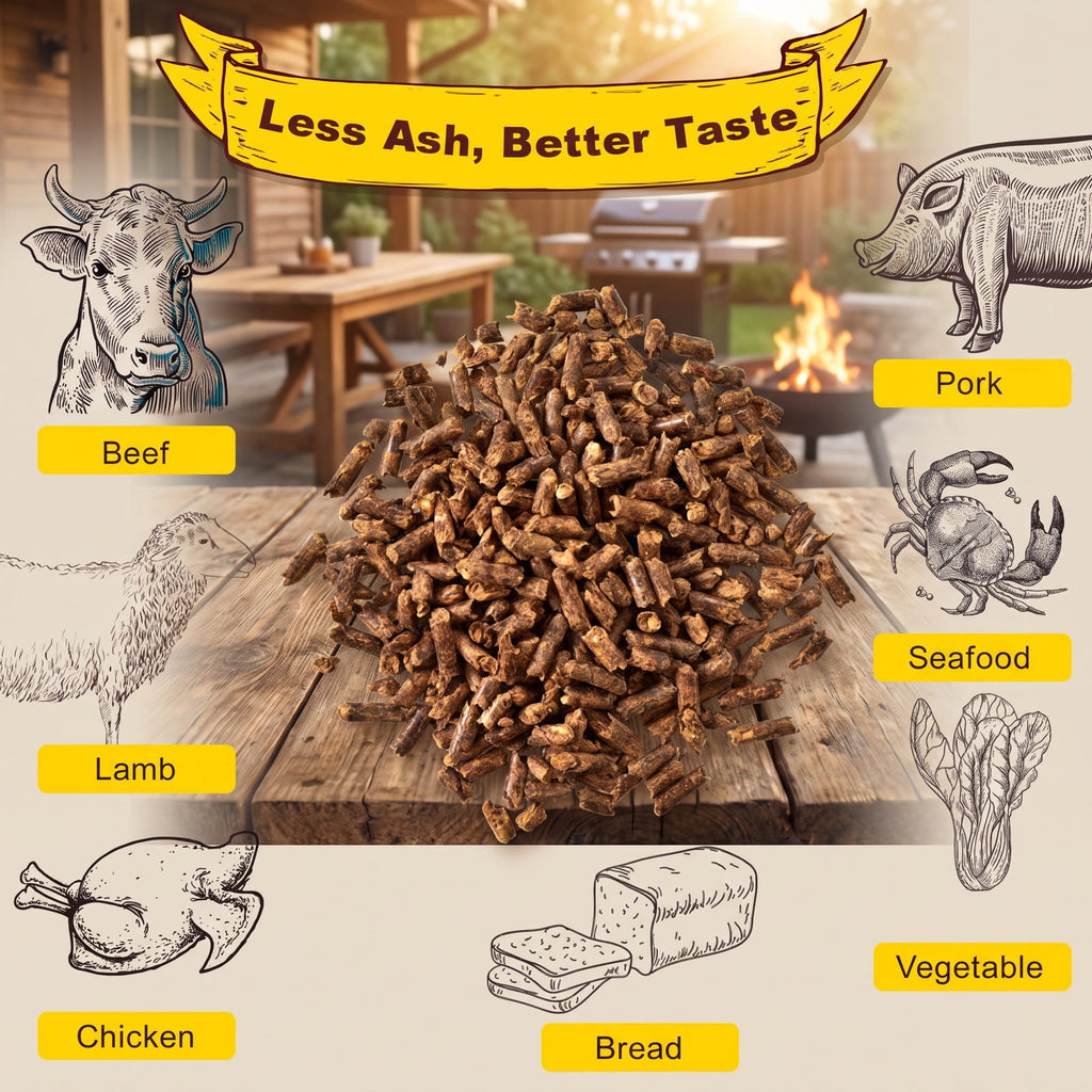 Airfind 20 Pounds Apple Wood Pellets 100% All-Natural for Pellet Grills, Applewood Frame, 13 x 5 x 20 Footprint