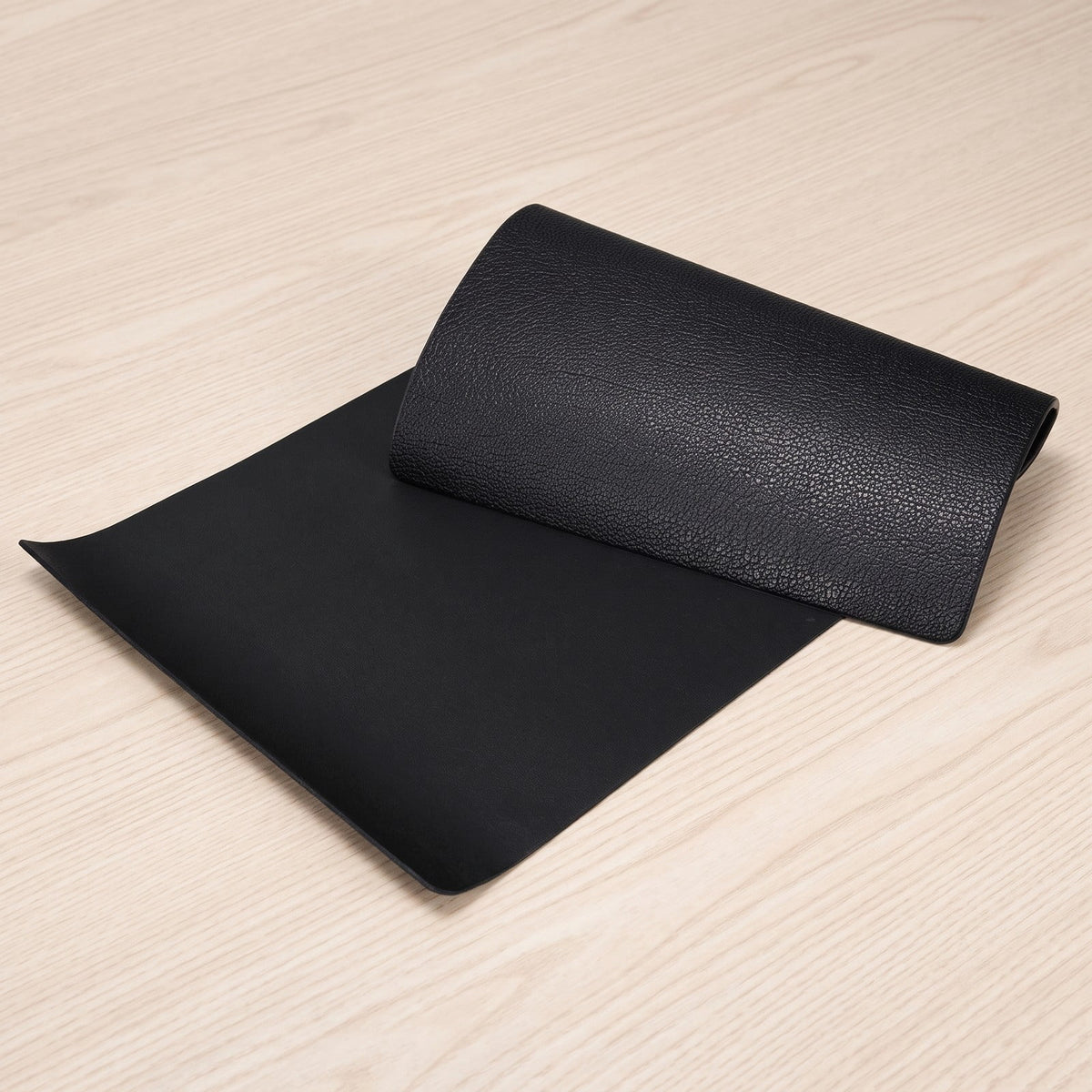 Airfind 47 Inch Long Thicken PVC Equipment Mat for Treadmill and Exercise Bike to Protect Home and Gym Wood Floors, Black