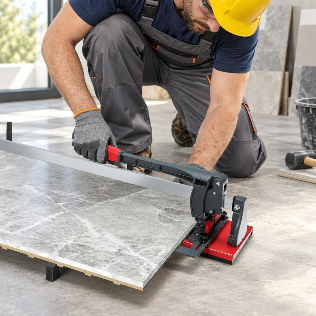 Airfind 48 Inch Manual Tile Cutter Porcelain Cutter Machine, Iron plastic tungsten carbide Frame, 56.5 x 9 x 9 Footprint, As the picture shows