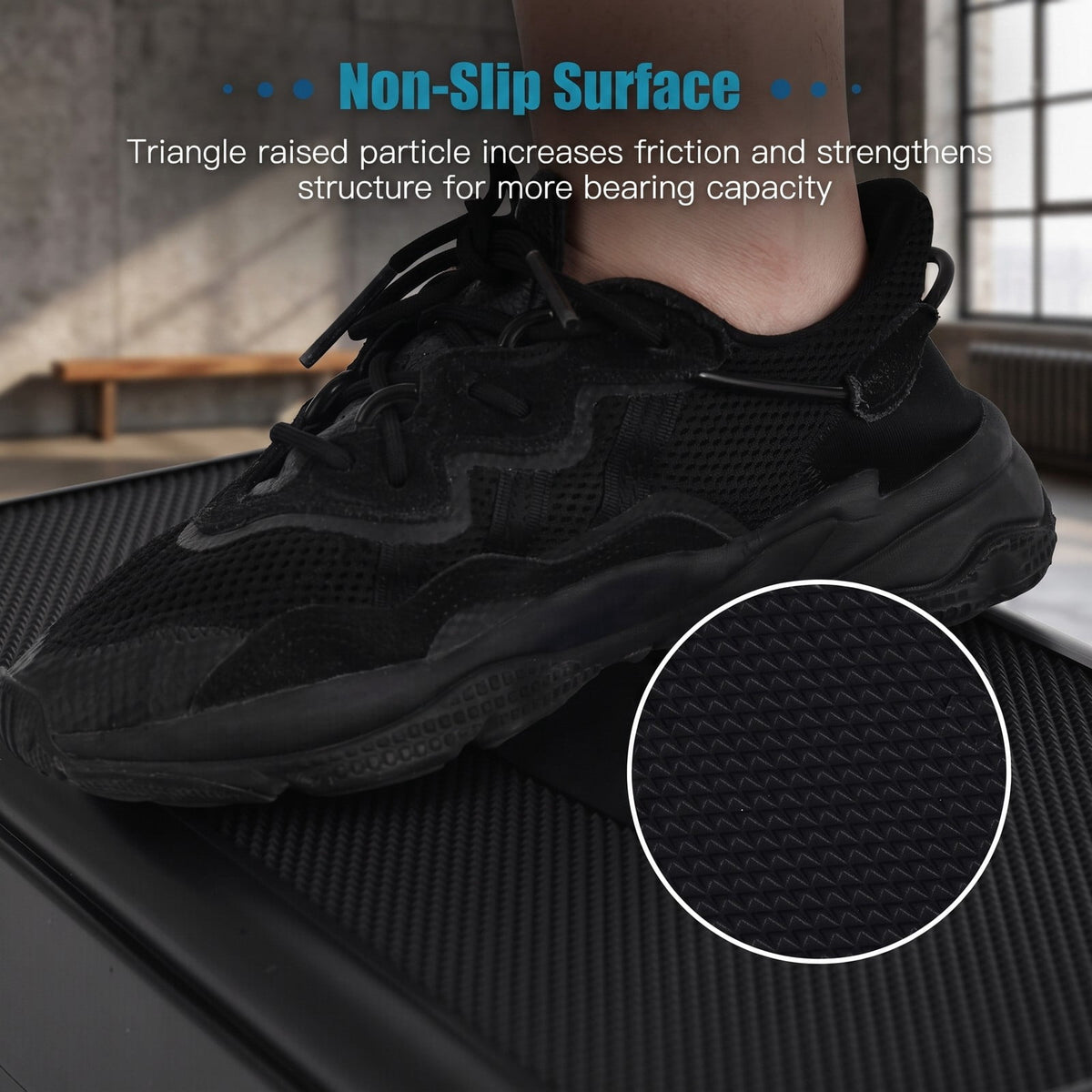 Airfind Aerobic Exercise Stepper Trainer with Adjustable Height 5-7-9 Inch, Anti-Slip Workout Step Platform for Home Gym Cardio Strength Training, 330 lbs, Gray