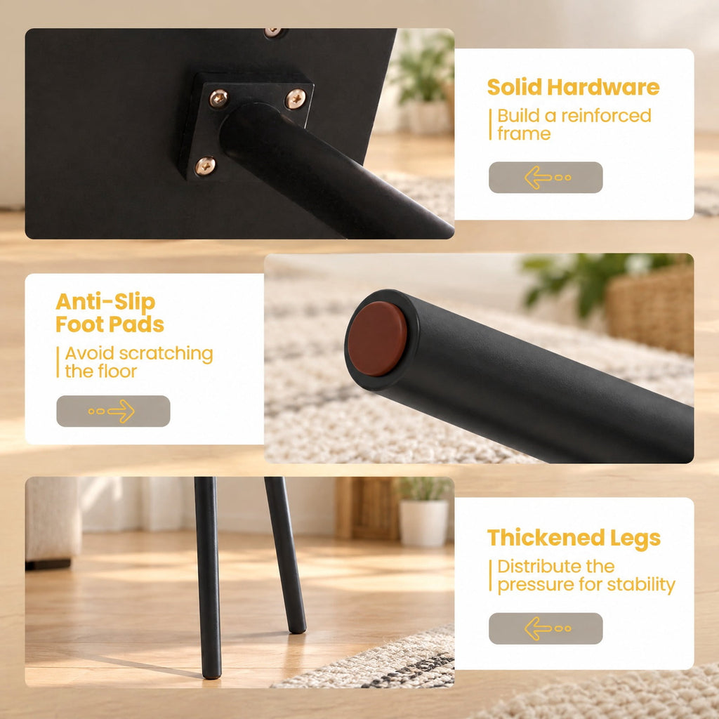 Airfind Entryway Bench, for 2 with Spindle Back for Kitchen Dining Room Hallway, 440 lbs Capacity, Rubber Wood Frame, 39 Inch x 18.5 Inch x 36.5 Inch, Black