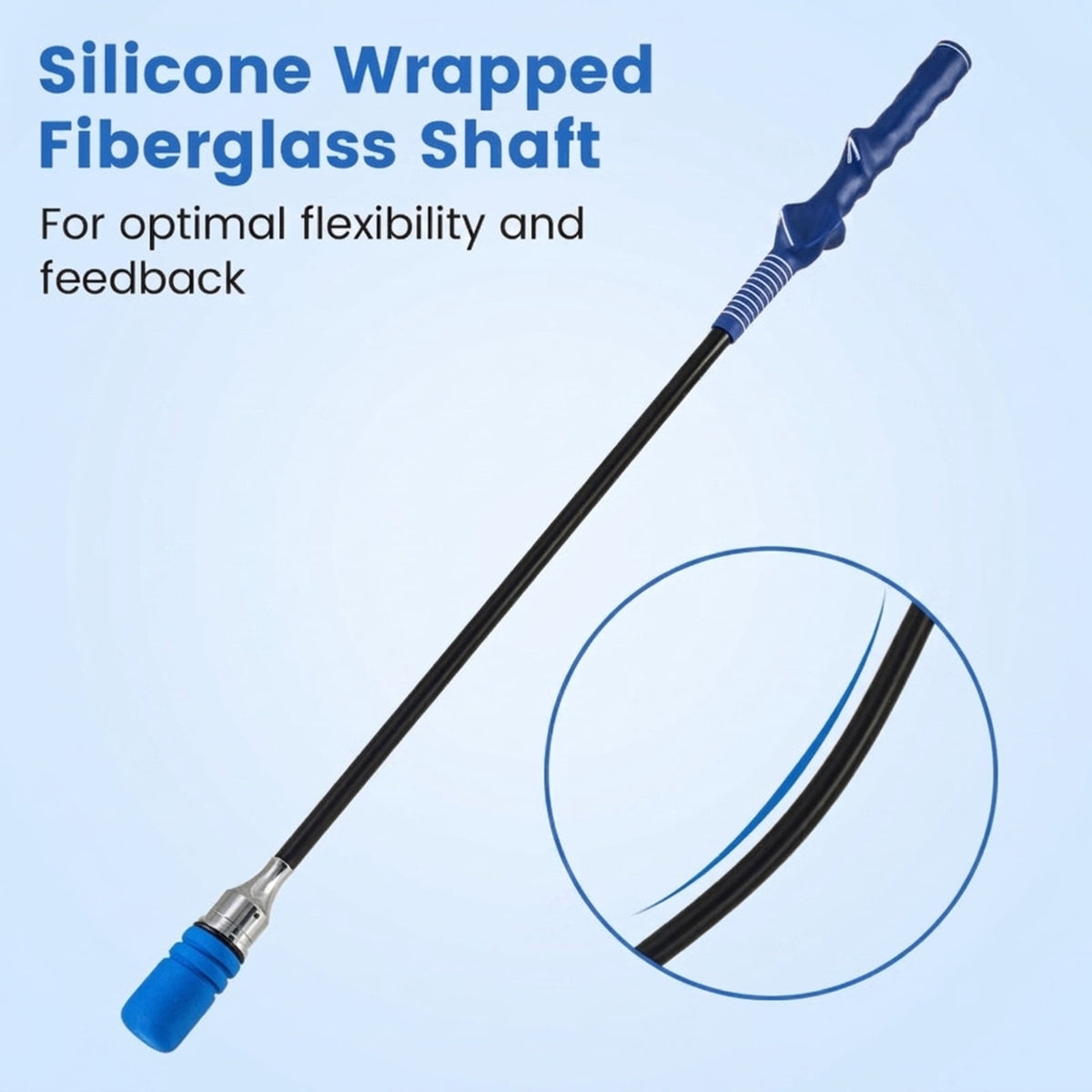Airfind Foldable Golf Hitting Mat with Chipping Net, 3 Practice Balls, Anti-Slip Rubber Base and Portable Storage, Blue