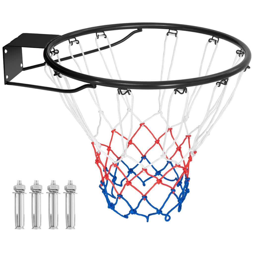 Airfind 18 In Basketball Rim Replacement with Net-Black