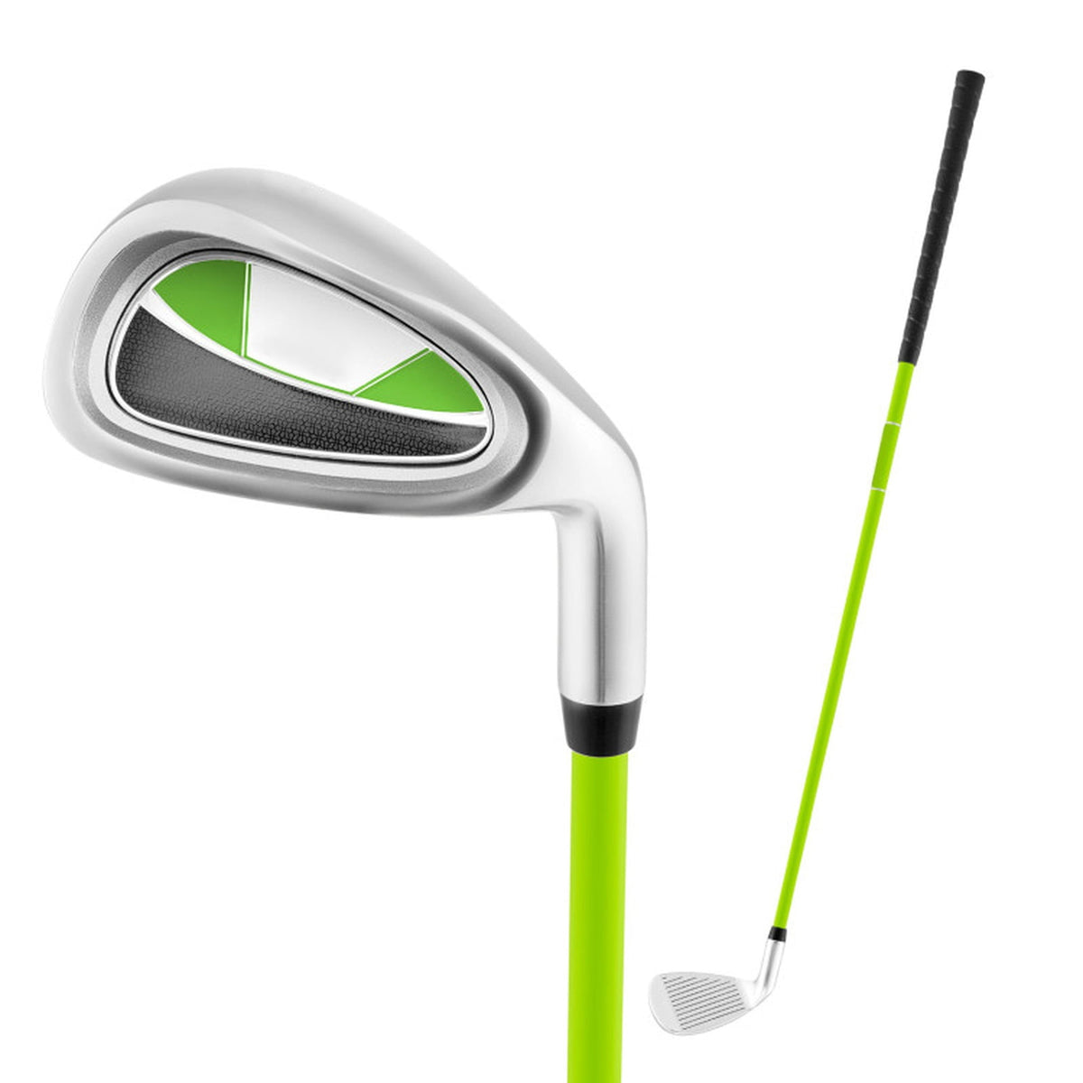 Airfind Teen Golf Club Set for Ages 12-14 with Complete 8 Pieces, Steel Shafts, Oversized Driver and Matching Bag, Green