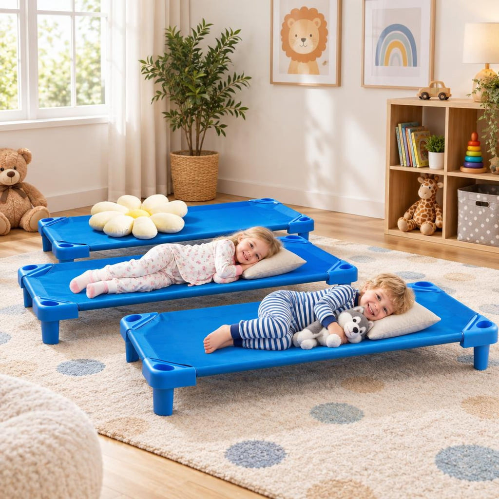 Airfind 52 x 23 Inch Pack of 6 Youth Stackable Daycare Rest Mat, 132 lbs Capacity, Steel PP Oxford for Everyday Use, Unspecified