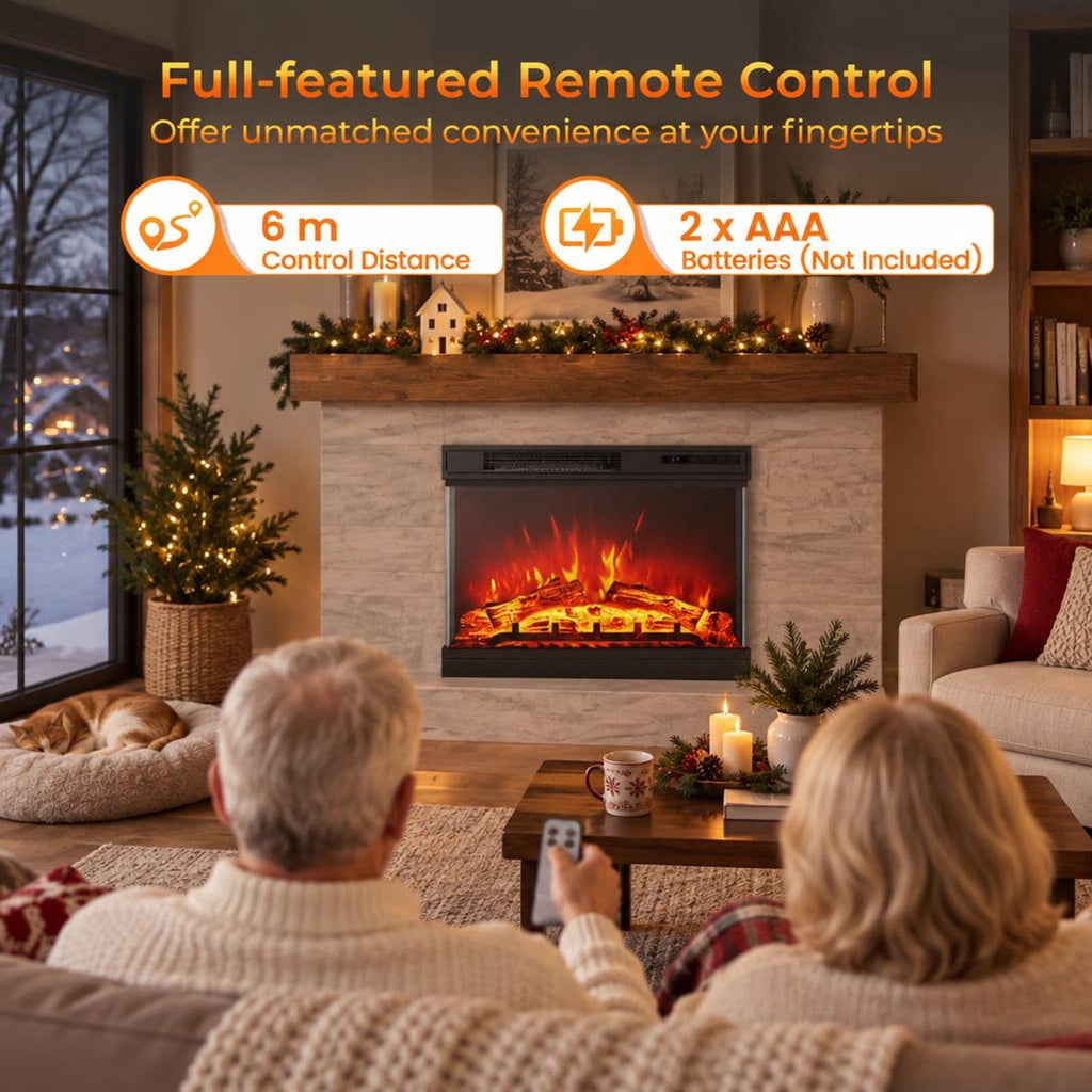 Airfind 24 Inches 3, 24in x 7.9in x 18.25inLength of Footprint, BlackMaterial Metal Tempered GlassOverall