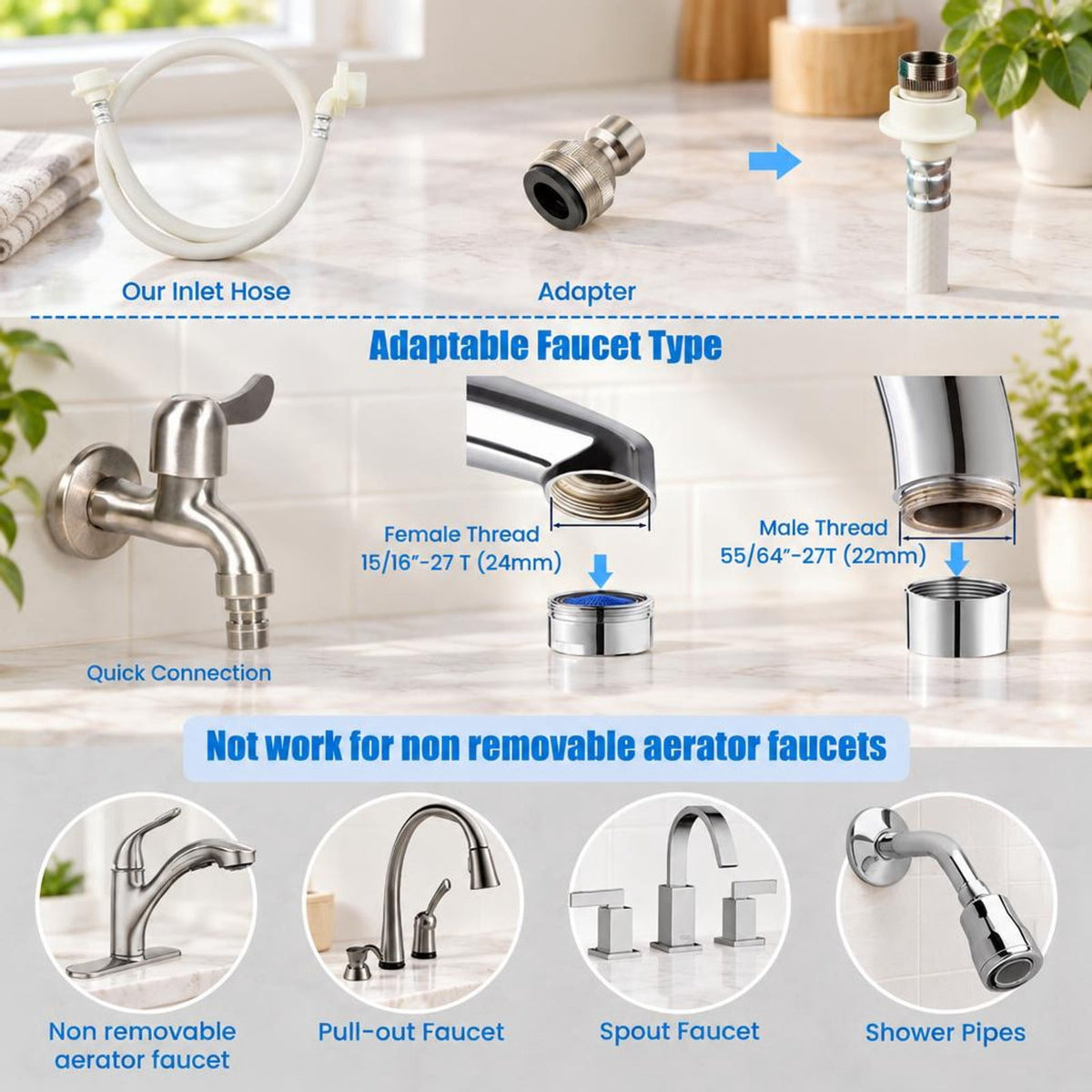 Airfind 12 lbs Full-automatic Washing Machine with 10 Wash Programs, PP plastic; Metal motor: Aluminum Inner tube: Stainless steel Frame