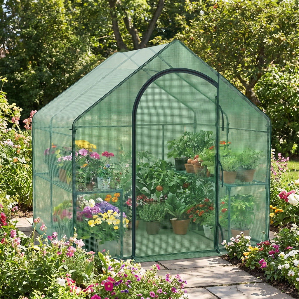 Airfind Portable Outdoor Warm House with PE Cover and Roll, up Zippered Door, The PE cover is wear, resistant and tear, proof built to last