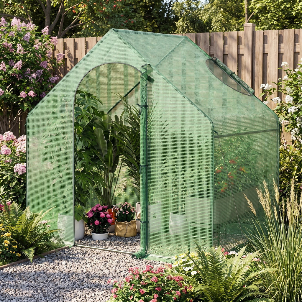 Airfind Portable Outdoor Warm House with PE Cover and Roll, up Zippered Door, The PE cover is wear, resistant and tear, proof built to last