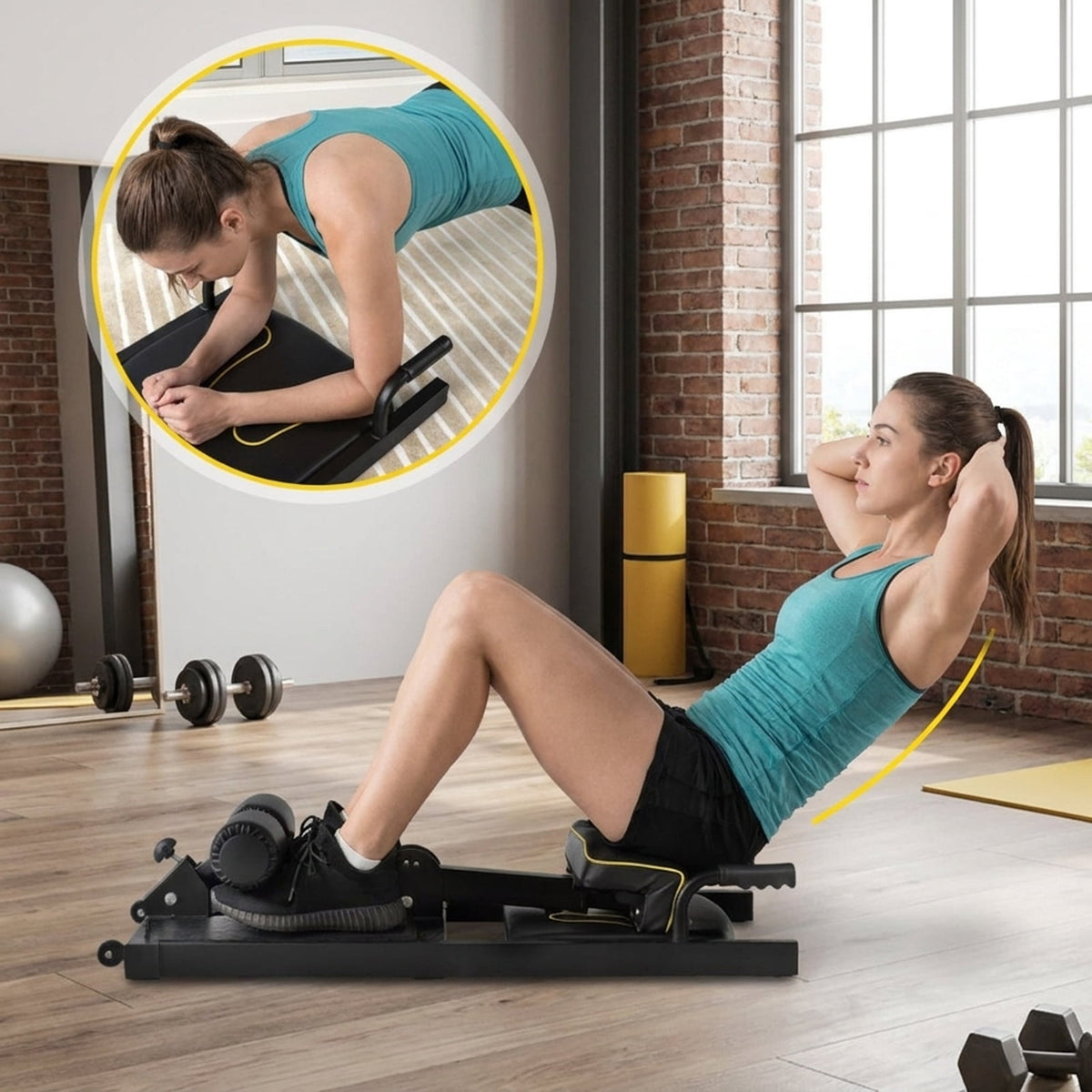 Airfind 8-in-1 Multifunction Squat Home Gym Station, Black
