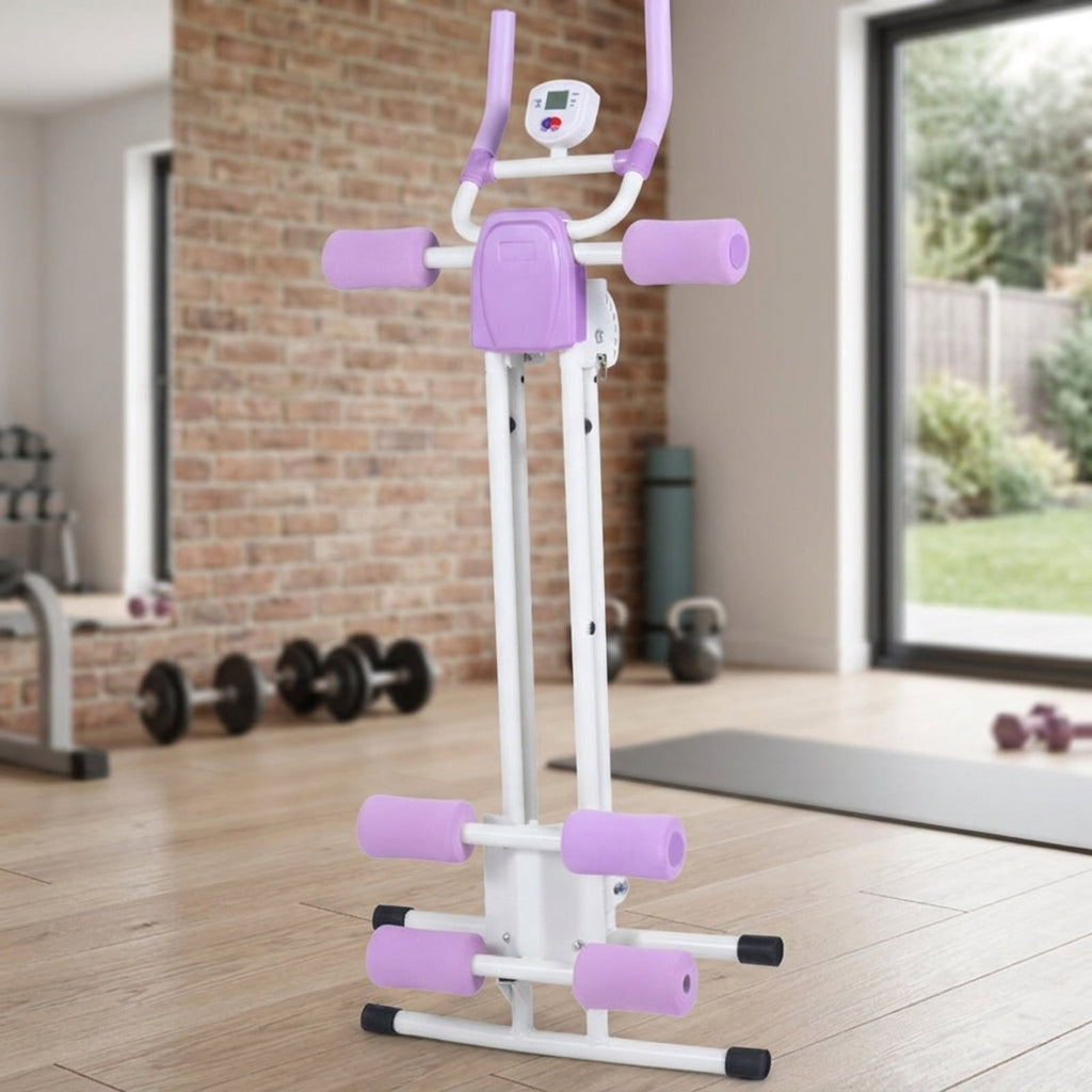 Airfind Heavy-Duty Squat Rack for Home Gym with Adjustable J-Hooks and Pull-Up Bar and Dip Station and Safety Bars on a Steel Frame for Strength Training, White