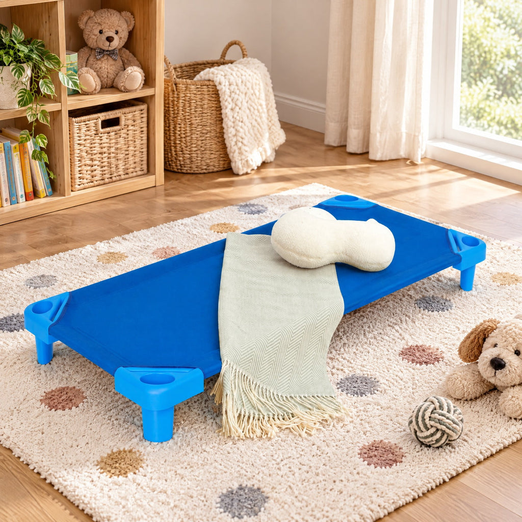 Airfind 52 x 23 Inch Pack of 6 Youth Stackable Daycare Rest Mat, 132 lbs Capacity, Steel PP Oxford for Everyday Use, Unspecified