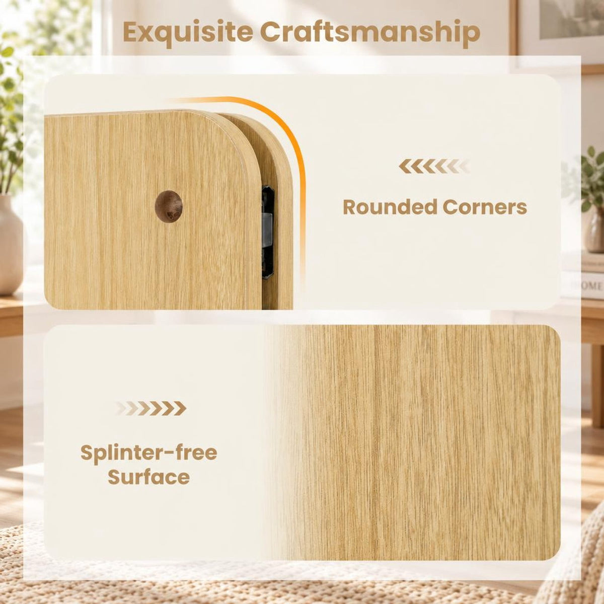 Airfind Solid Wood Full Length Mirror with Pegboard Shelves and Hooks for Entryway, Solid Wood Glass Frame, 16 x 5.5 x 55 Footprint, Natural