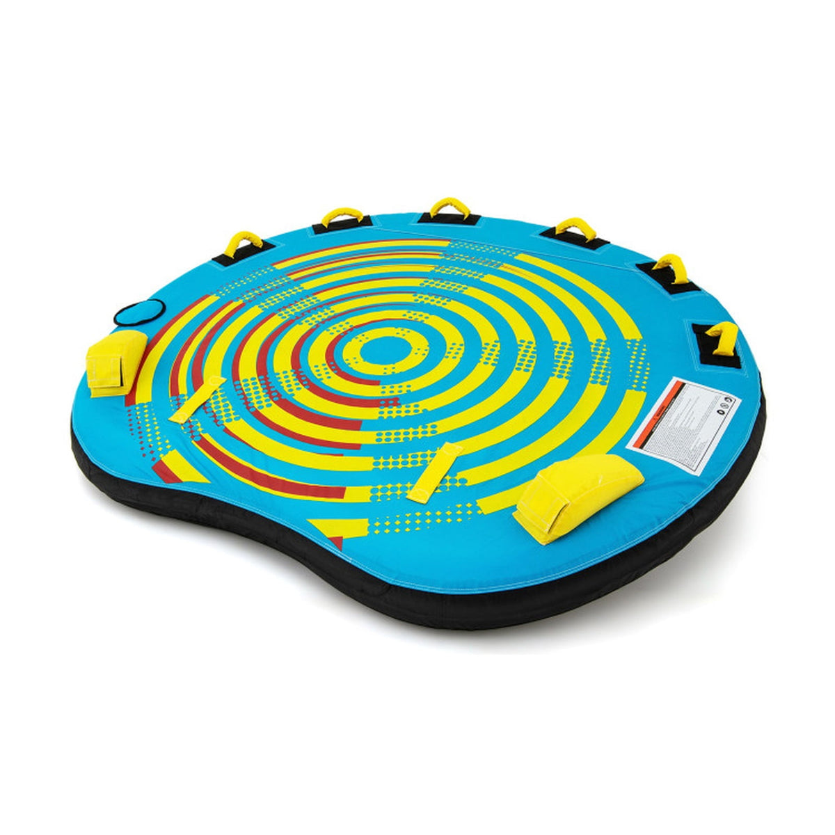 Airfind Heavy-Duty Inflatable Towable Tube for Boat Excursions, Yellow