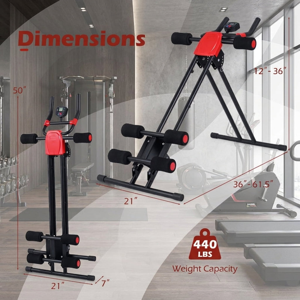 Airfind Multifunctional Weight Bench for Home Gym with 3-Position Adjustable Back and Leg Developer and Safety Hooks and Foam Rollers for Strength Training, Black