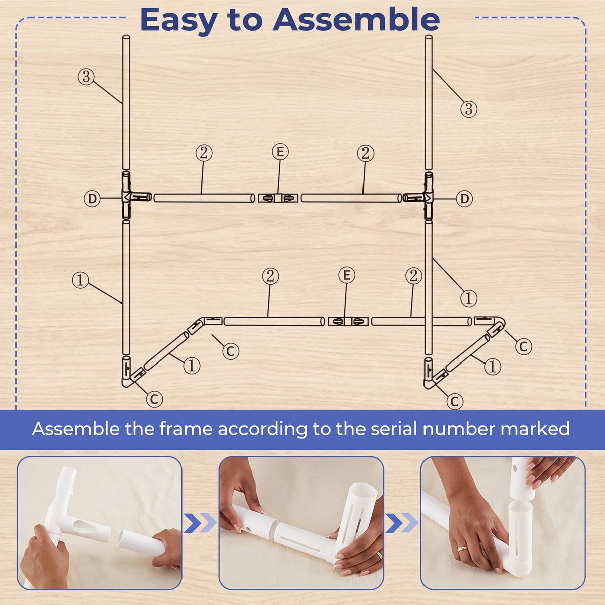 Airfind 2 in 1 Soccer Goal All Weather Football Training Equipment Portable Backyard Net with Ground Stakes for Park School Team Practice, 5.5 x 7 ft, White